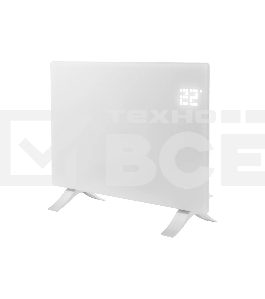 Конвектор Denzel OptiPrime-1500 белый, 1500 Вт, 20 м2, термостат, дисплей, WiFi