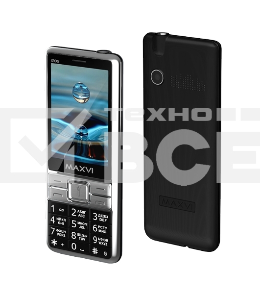 Мобильный телефон MAXVI X900i черный