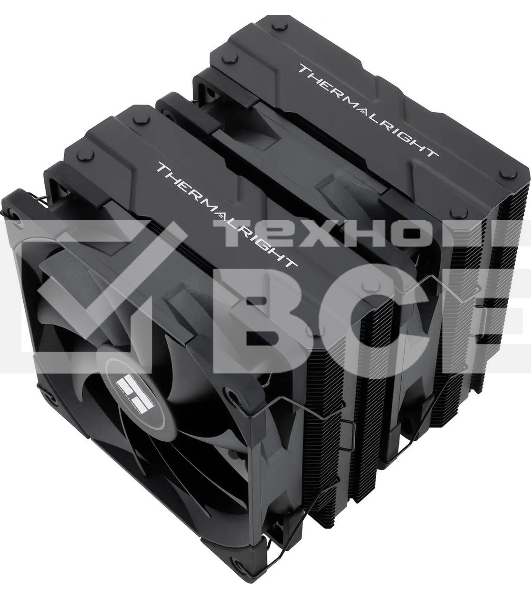 Устройство охлаждения(кулер) Thermalright Peerless Assassin 120 Soc-AM5/AM4/1151/1200/1700 черный 4-pin 25.6dB Al+Cu 750gr Ret (PA120-BLACK)