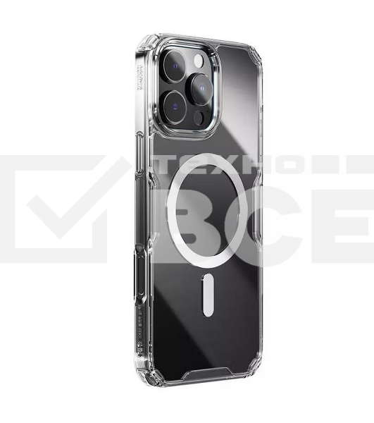 Чехол Nature TPU Pro Magnetic Case, белый, (AP IP16 Pro)