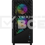 Компьютерный корпус Aerocool / Formula Mana Geometry черный без БП ATX 3x120mm 1xUSB3.0 1xUSB3.1 audio bott PSU, фото5