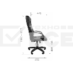 Кресло офисное Chairman 480 LT экопремиум, черный (7000191) Россия, фото9