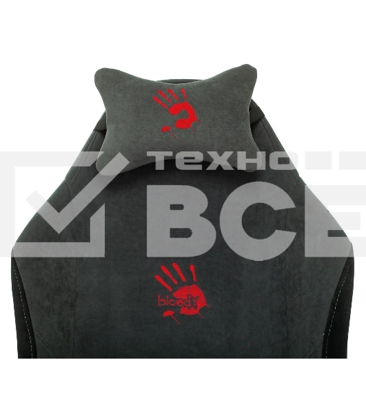 Кресло игровое A4Tech Bloody GC-420 серый, крестовина металл