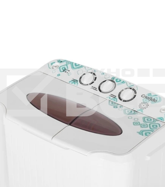 Стиральная машина Славда WS-50PЕТ белый, загрузка вертикальная 5 кг, 1350 об/мин, класс А
