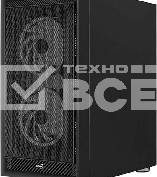 Компьютерный корпус Aerocool/Formula Graphite-G-BK-v2 черный без БП ATX 3x140мм 2xUSB 3.0 audio