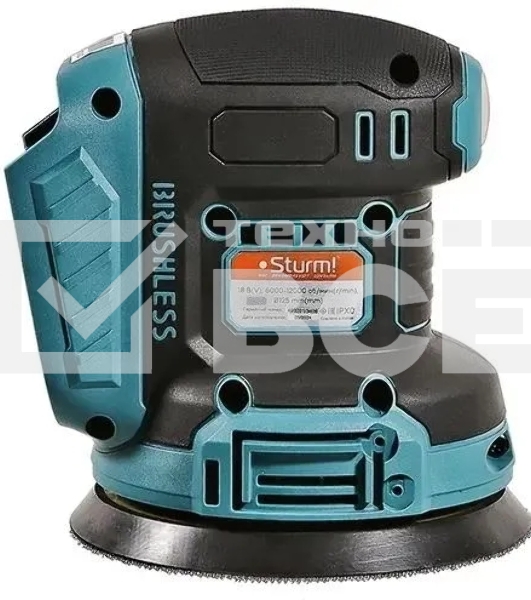 Шлифмашина эксцентриковая Sturm! COS18125 d=125мм синий/черный