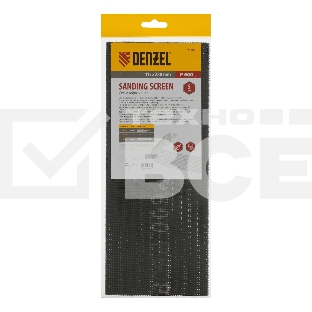 Сетка абразивная Denzel P 600, 115 х 280 мм, 5 шт.