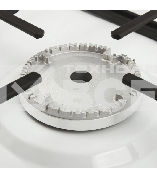 Газовая варочная панель Maunfeld EGHE.32.3EW/G, 2 конфорки, эмалированная сталь, белый