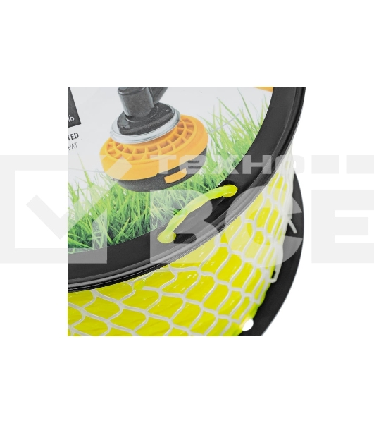 Леска для триммера Denzel витой квадрат, 3,0мм х 163м, на DIN катушке FLEX CORD