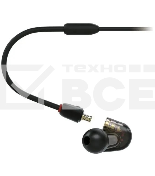 Проводные наушники Audio-Technica ATH-E50 черный, вкладыши