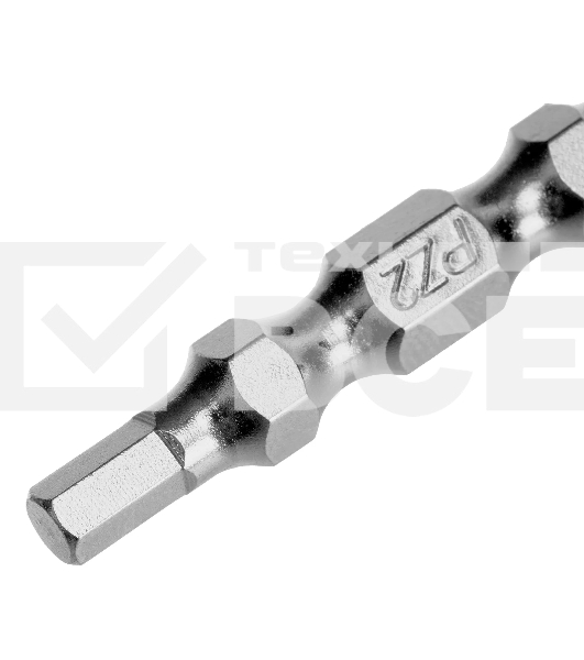 Набор бит двухстор. Gross PH2-T30х45мм, PZ2-H4х45мм, сталь S2, 2 шт.