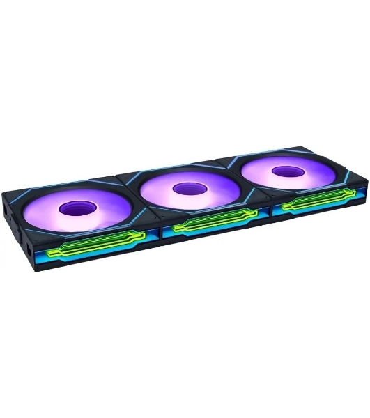 Вентилятор для корпуса Lian-Li Uni Fan SL-INF Wireless 120 ARGB 120х124.5x28 черный 4-pin 29.2дБ (упак.:3шт) (G99.12SLIN1W3B.R0) Ret