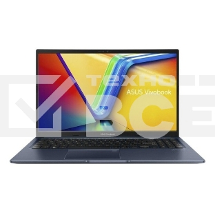 Ноутбук ASUS Vivobook 15 X1504VA-BQ322/15.6'/IPS/Intel Core i3-1315U/8Gb/512Gb SSD/Intel UHD Graphics/NoOS/синий/1.7kg