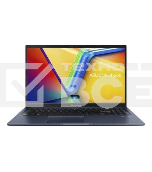 Ноутбук ASUS Vivobook 15 X1504VA-BQ322/15.6'/IPS/Intel Core i3-1315U/8Gb/512Gb SSD/Intel UHD Graphics/NoOS/синий/1.7kg