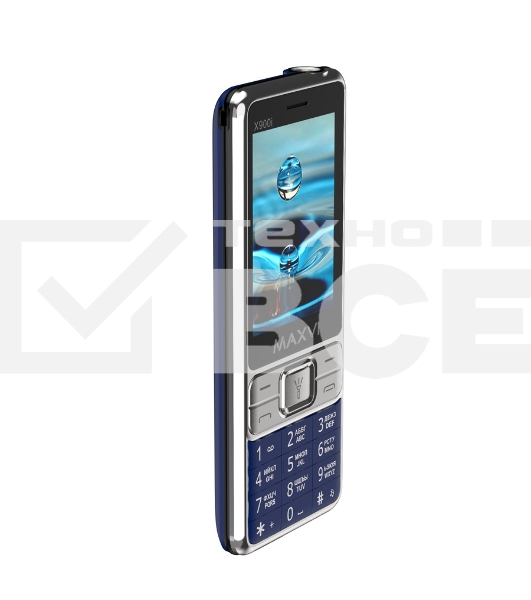 Мобильный телефон Maxvi X900i синий