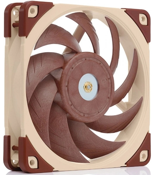 Вентилятор корпусной Noctua NF-A12x25 PWM, 120 мм, 450-2000 об/мин, 22.6 дБ, 4-pin PWM, без подсветки