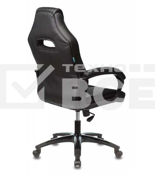 Кресло игровое Бюрократ VIKING 2 AERO BLACK EDITION черный, искусственная кожа