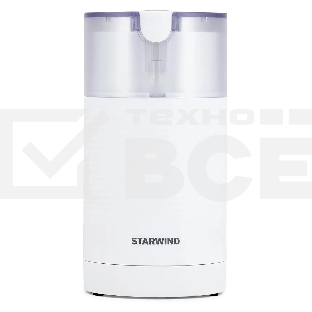 Кофемолка Starwind SGP7212 200Вт сист.помол.:ротац.нож вместим.:70гр белый
