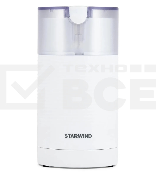 Кофемолка Starwind SGP7212 200Вт сист.помол.:ротац.нож вместим.:70гр белый