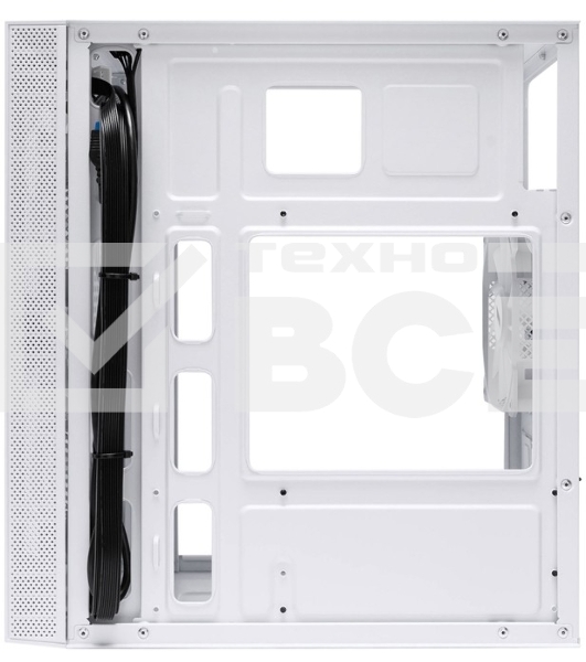 Компьютерный корпус 1STPLAYER FIREBASE X1 White / mATX / 3x120mm LED fans / X1-WH-3F1-W