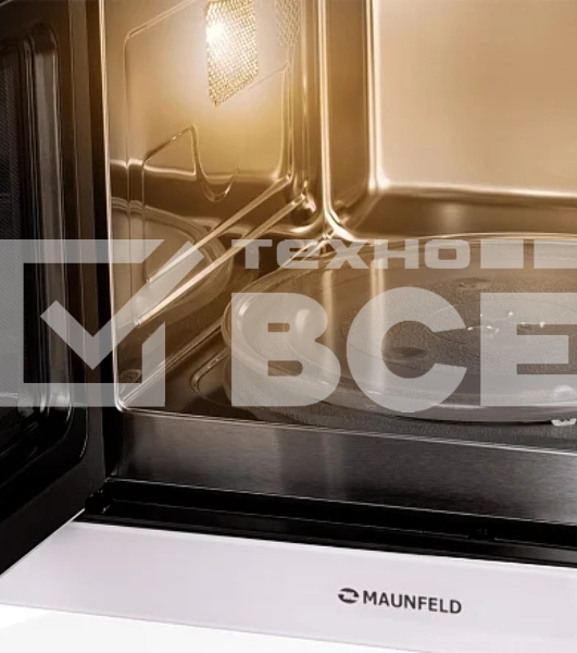 Микроволновая печь встраиваемая Maunfeld MBMO925SGW11 белый, 25 л, 900 Вт, переключатели - сенсор