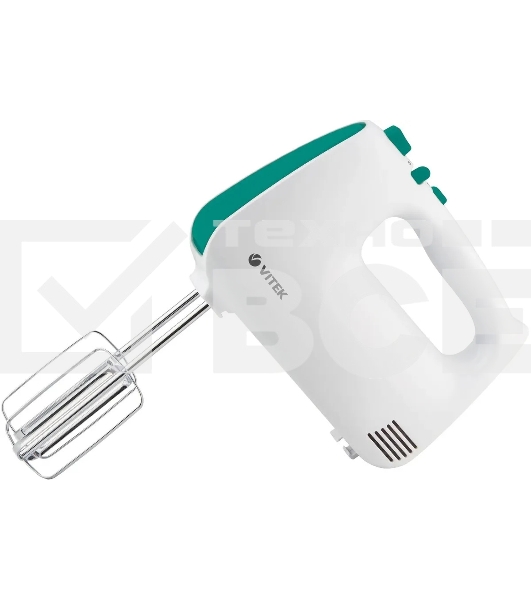 Миксер ручной Vitek VT-1490 белый/зеленый