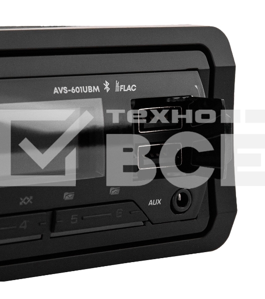 Автомагнитола ACV AVS-601UBM 1DIN 4x50Вт AUX 3 (43340)
