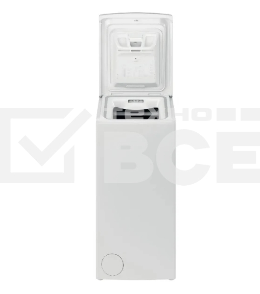 Стиральная машина Whirlpool TDLR6040S белый, загрузка вертикальная 6 кг, 1000 об/мин, класс А