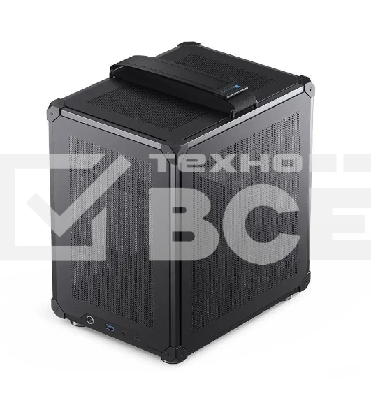 Корпус JONSBO Computer Case C6Handle black hang-in version черный, Mini-Tower, материнская плата mATX, без БП, прозрачная боковая панель