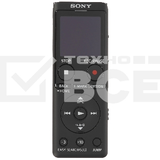 Диктофон Sony ICD-UX570 черный Цифровой бизнес диктофон, черный , 4 Гб встроенной памяти,  время работы: 22 часа (mp3: 48кБ/с),  вес:48 гр, OLED дисплей, нормализация воспроизведения, автоматическая настройка чувствительности микрофона