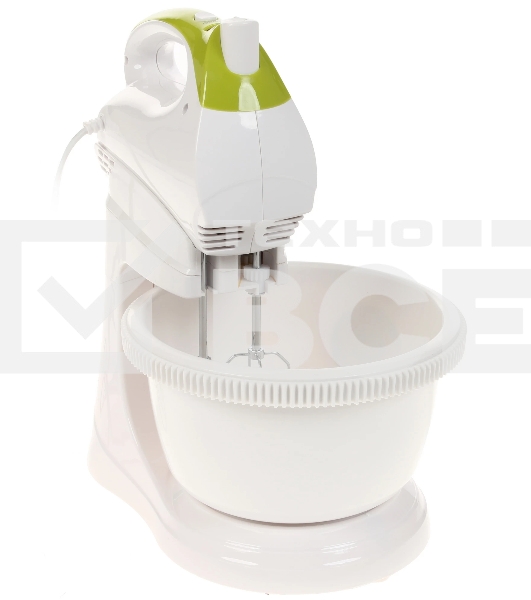 Миксер стационарный Centek CT-1119 белый/зеленый, 350 Вт