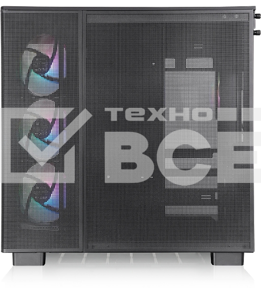 Компьютерный корпус Thermaltake View 380 XL TG ARGB черный без БП E-ATX 2x120мм 2xUSB3.0 audio bott PSU