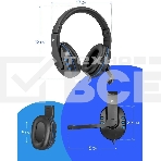 Гарнитура проводная Defender GAMING WARHEAD G-160 BLACK/BLUE, фото2