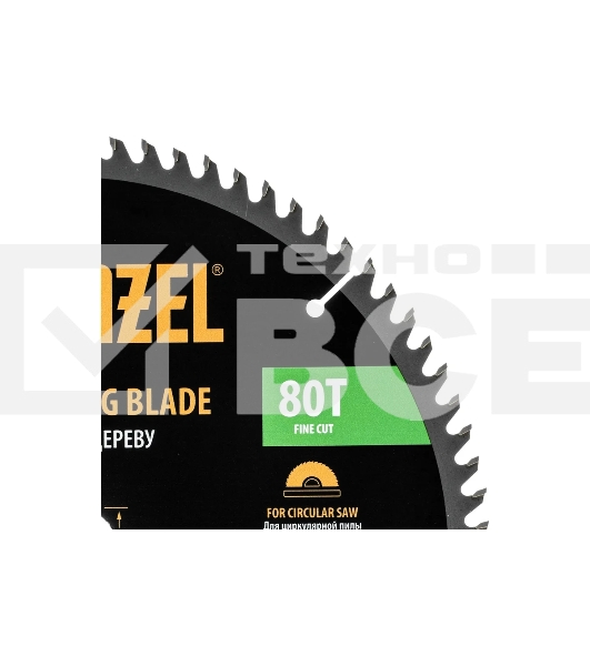 Пильный диск по дереву Denzel ф305 х 32 мм, 80 зубьев 733697