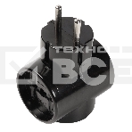 Разветвитель Smartbuy, 3 гнезда без заземления бакелитовый 16А 250B (SBE-16-A06-3z), фото 1