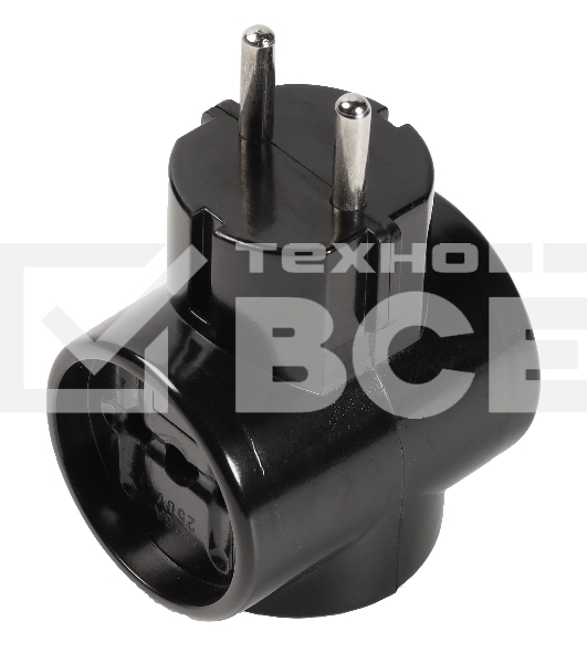 Разветвитель Smartbuy, 3 гнезда без заземления бакелитовый 16А 250B (SBE-16-A06-3z)