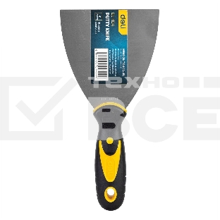 Шпатель Deli DL-HD4 100мм Размер:100 мм. Длина 12 мм. нержавеющая сталь.