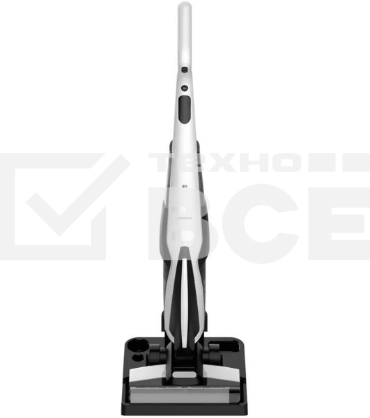 Пылесос вертикальный Deerma VXPD141 черный/белый, питание от аккумулятора, 253 Вт, уборка влажная/сухая, пылесборник 0.55 л