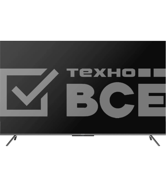 Телевизор Skyworth 65' 65Q66H черный/серебристый QLED 4K UHD 120Hz Smart TV Google TV 2GB/16GB