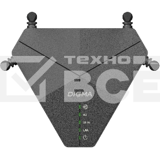 Роутер беспроводной Digma DWR-N302LTE N300 10/100BASE-TX/3G/4G cat. 4 черный