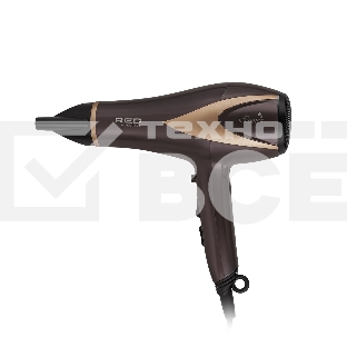 Фен Red Solution RF-529 коричневый/бежевый, 2200 Вт, ионизация