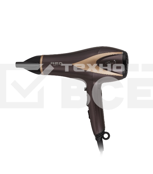 Фен Red Solution RF-529 коричневый/бежевый, 2200 Вт, ионизация
