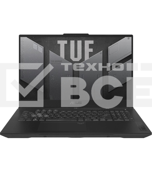 Ноутбук ASUS TUF A16 FA607NUQ-RL024/16'/IPS/AMD Ryzen 7 170/16384Mb/512Gb SSD/nVidia GeForce RTX4050(6144Mb)/Windows 11 Pro/серый/2.2kg