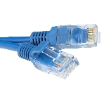 Патч-корд CCA light UTP Гарнизон PC-UTP-5e-0.5-B cat.5e, 0.5м, литой, многожильный синий, фото2