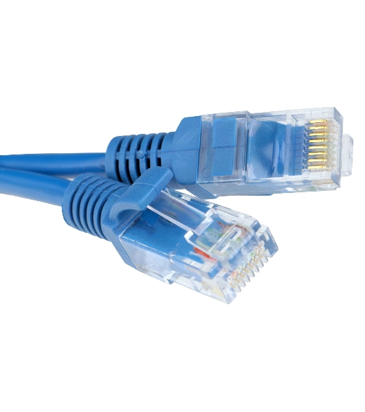 Патч-корд CCA light UTP Гарнизон PC-UTP-5e-0.5-B cat.5e, 0.5м, литой, многожильный синий