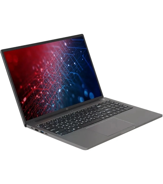 Ноутбук iRU Strato 16ALMR/16'/IPS/Intel Core i5-12450H/16Gb/512Gb/SSD/Intel UHD Graphics/Windows 11 Pro/серебристый/1.79kg