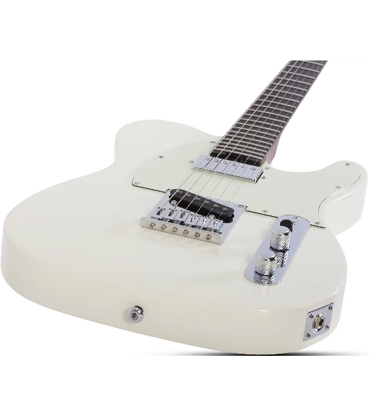 Электрогитара SCHECTER NICK JOHNSTON PT A.SNOW - электрогитара 6-струнная. 22 лада, корпус: ольха, гриф: запеченый клен, накладка: черное дерево, на болтах, звукосниматели: Schecter Diamond Nick Johnston Single Coil и Diamond PT-S, громкость/тон (Push-Pu