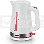 Чайник электрический Bosch TWK4M221 1.7л. белый корпус: пластик, фото 1