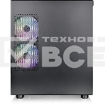 Компьютерный корпус Thermaltake View 170 TG ARGB черный без БП mATX 4x120mm 2x140mm 1x200mm 2xUSB3.0 audio bott PSU, фото4
