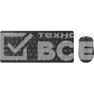 Клавиатура + мышь A4Tech Fstyler FG2200 Air2 клав:черный мышь:черный USB беспроводная slim